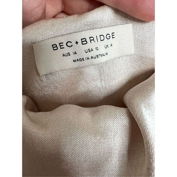 Bec + Bridge The Dreamer Strapless Dress in Golden - Picture 9 of 9